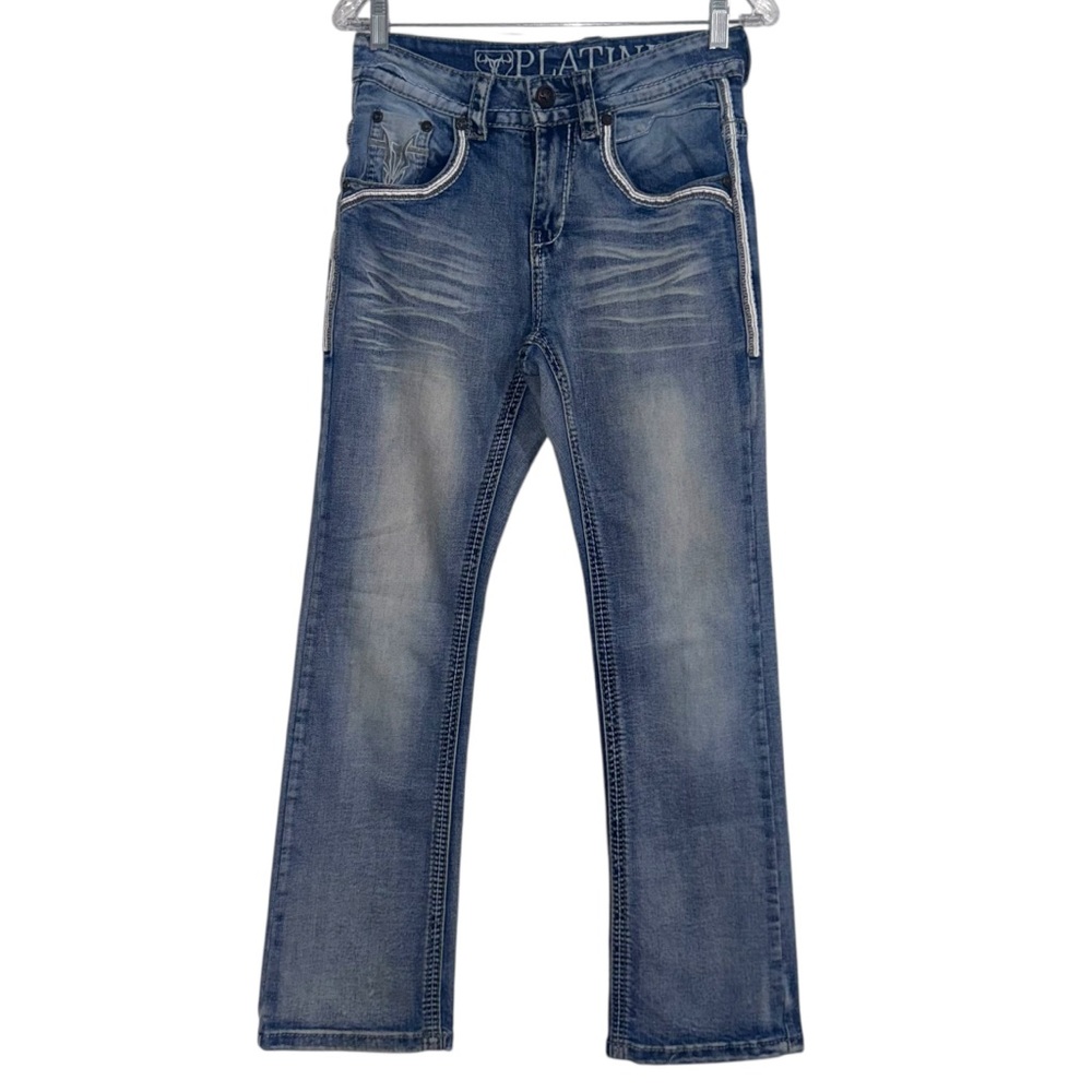 Platini boot cut blue jeans men’s size 29x30